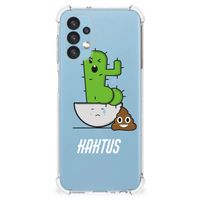 Samsung Galaxy A13 (4G) Stevig Bumper Hoesje Cactus Poo - thumbnail