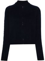 Maison Margiela cardigan fin en laine - Bleu