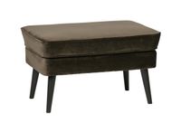 WOOOD Hocker 'Rocco' Velvet, kleur Warm Groen