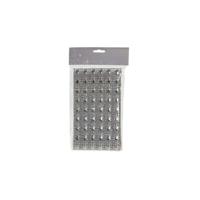 Kerstkrans DKD Home Decor Gouden Zilverkleurig PVC 150 x 12 x 0,1 cm