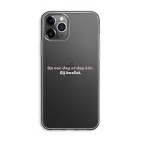 gij beslist: iPhone 11 Pro Max Transparant Hoesje