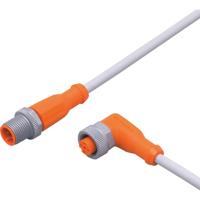 ifm Electronic EVW056 Verbindingskabel Aantal polen (sensoren): 5, 5 Stekker, recht, Bus, haaks 1 m 1 stuk(s)