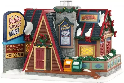 Lemax dottie&apos;s flapjack house verlicht kersthuisje Vail Village 2020