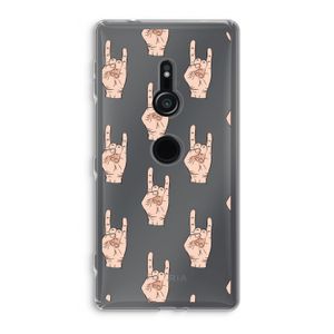 Rock: Sony Xperia XZ2 Transparant Hoesje