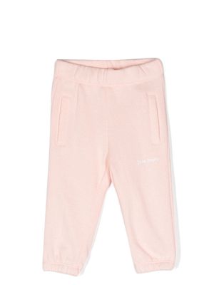 Palm Angels Kids pantalon de jogging à logo imprimé - Rose
