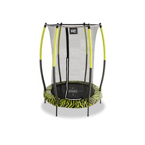 EXIT Tiggy junior trampoline met veiligheidsnet ø140cm - zwart/groen