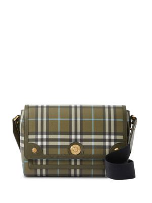 Burberry sac Note à carreaux - Vert
