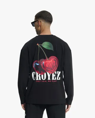 Croyez Cerise D'Amour Longsleeve Heren Zwart - Maat S - Kleur: Zwart | Soccerfanshop