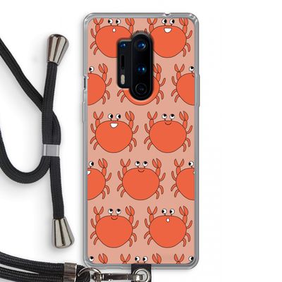 Krab: OnePlus 8 Pro Transparant Hoesje met koord