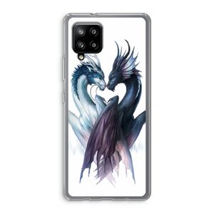 Yin Yang Dragons: Samsung Galaxy A42 5G Transparant Hoesje