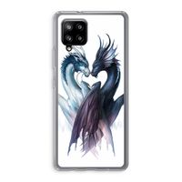 Yin Yang Dragons: Samsung Galaxy A42 5G Transparant Hoesje