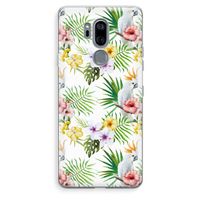 Gele kuif: LG G7 Thinq Transparant Hoesje