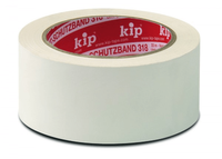 kip 318 pvc-masking tape premium plus geribbeld 318 geel 50mm x 33m