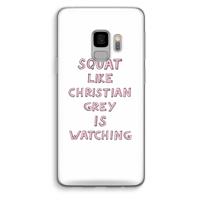 Christian Grey: Samsung Galaxy S9 Transparant Hoesje