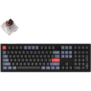 Keychron V6-D3 gaming toetsenbord RGB leds, Double-shot PBT, hot swap, Knob