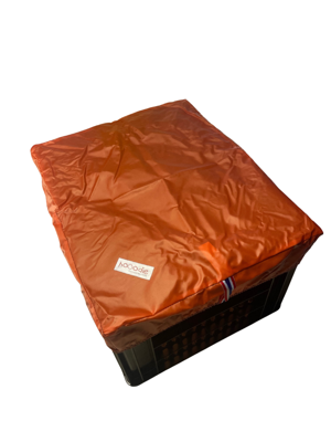 Fietskrat Hoes Kratcover Medium Oranje