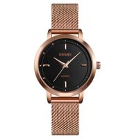 SKMEI 1528 eenvoudige Fashion Lady horloge casual verrekening schaal (Rose goud)