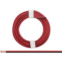 Donau Elektronik 218-5 Draad 2 x 0.14 mm² Rood, Zwart 5 m