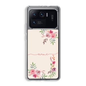 Rozen: Xiaomi Mi 11 Ultra Transparant Hoesje