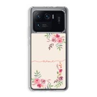 Rozen: Xiaomi Mi 11 Ultra Transparant Hoesje