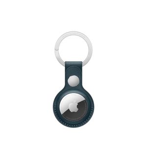 Apple Leren AirTag Sleutelhanger baltisch blauw