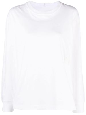 Alexander Wang t-shirt à logo appliqué - Blanc
