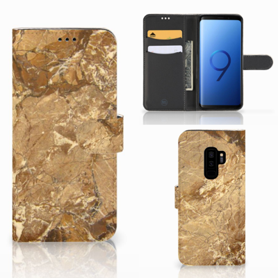 Samsung Galaxy S9 Plus | Bookcase | Marmer Creme