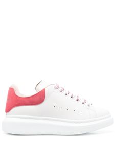 Alexander McQueen baskets à design colour block - Blanc