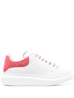 Alexander McQueen baskets à design colour block - Blanc