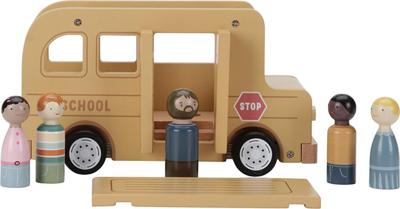 Little Dutch schoolbus met poppetjes fsc