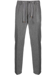 Eleventy pantalon droit à lien de resserrage - Gris