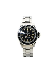 Rolex montre Submariner 40 mm pre-owned - Noir