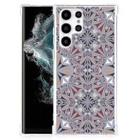 Samsung Galaxy S22 Ultra Anti-Shock Hoesje Flower Tiles - thumbnail