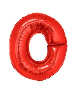 Folieballon Rood Letter 'O' Groot