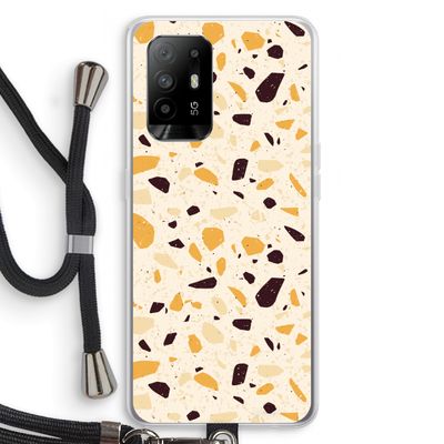 Terrazzo N°13: Oppo A95 5G Transparant Hoesje met koord