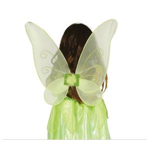 Verkleed vleugels vlinder - groen - voor kinderen - Carnavalskleding/accessoires