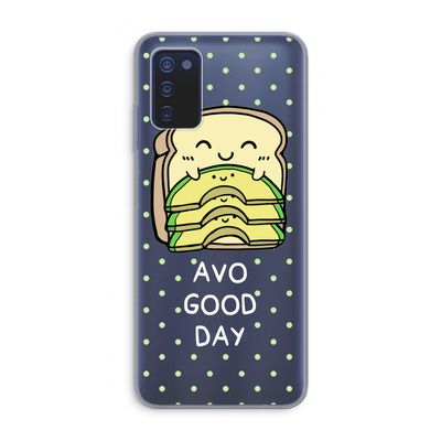 Avo Good Day: Samsung Galaxy A03s Transparant Hoesje