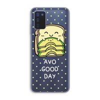 Avo Good Day: Samsung Galaxy A03s Transparant Hoesje