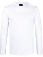 Emporio Armani long-sleeve T-shirt - Blanc - thumbnail