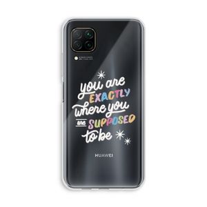 Right Place: Huawei P40 Lite Transparant Hoesje