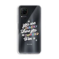 Right Place: Huawei P40 Lite Transparant Hoesje