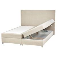 Beliani - ADMIRAL - Boxspringbed - Beige - 160 x 200 cm - Polyester