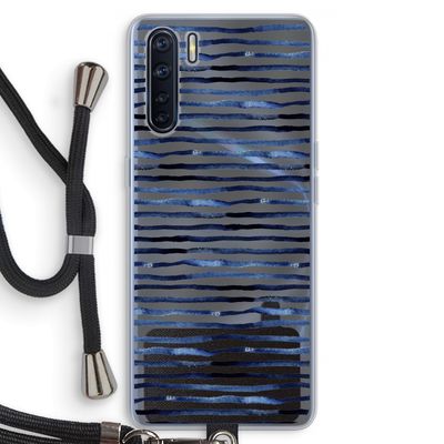 Verrassende lijnen: Oppo A91 Transparant Hoesje met koord