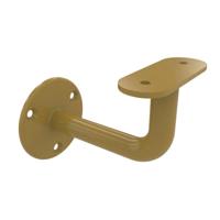 Gouden leuningdrager voor vlakke handleuning Gouden leuningdrager voor vlakke handleuning