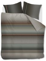 Kardol Dekbedovertrek Charlottesville Grey Green-Lits-jumeaux (260 x 200/220 cm) - thumbnail