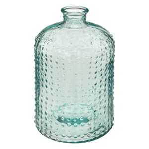 Atmosphera bloemenvaas Apotheker Fles model - transparant - 3D glas - H32 x D18 cm