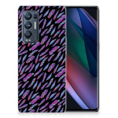 OPPO Find X3 Neo | TPU bumper | Feathers Color OPPO Find X3 Neo | TPU bumper | Feathers Color