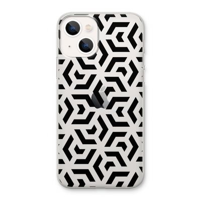 Crazy pattern: iPhone 13 Transparant Hoesje