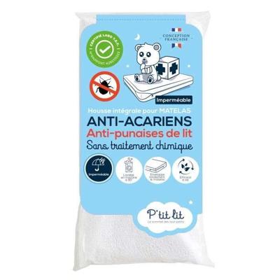 Volledig waterdichte matrashoes - Anti-bedwants - 70x140x15 cm - Ritssluiting - Geen chemische behandeling
