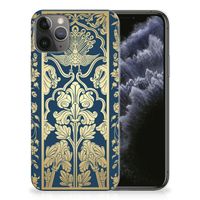 Apple iPhone 11 Pro TPU Case Beige Flowers - thumbnail